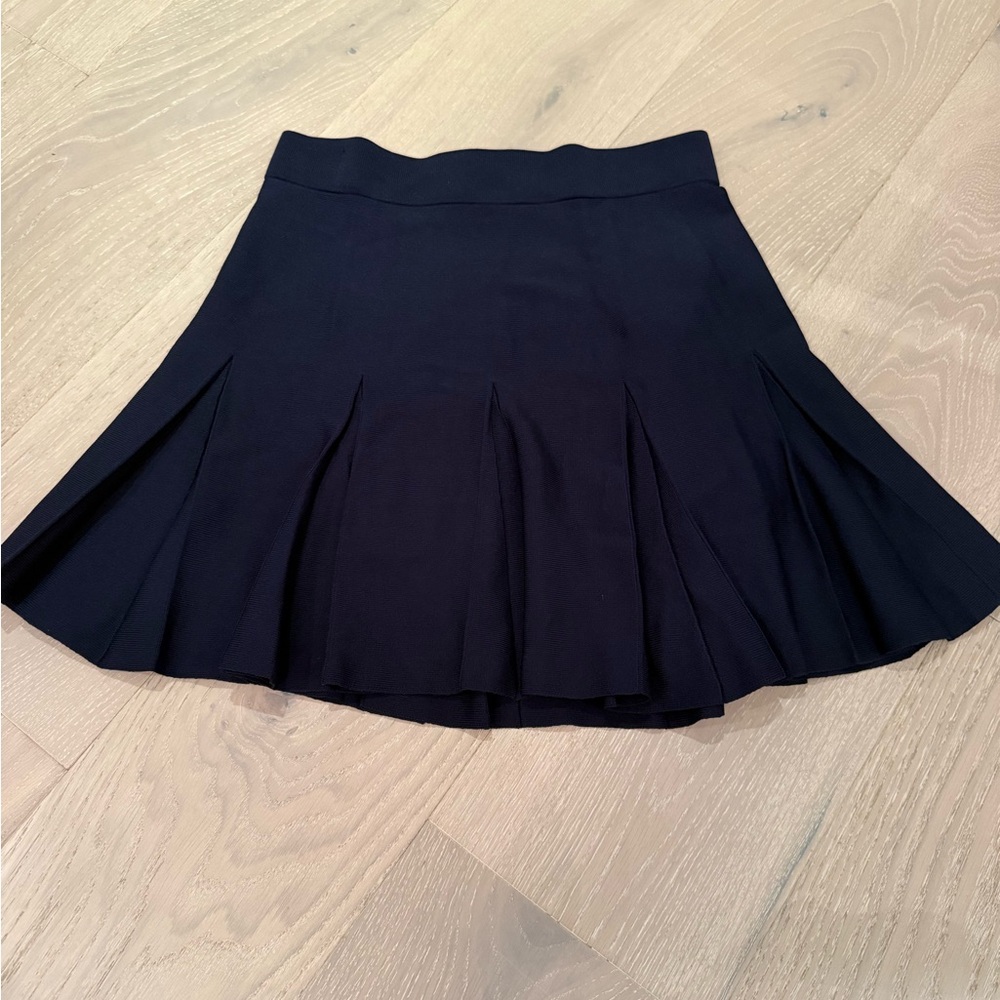 Zara Navy Blur Mini Skirt NWT - Small